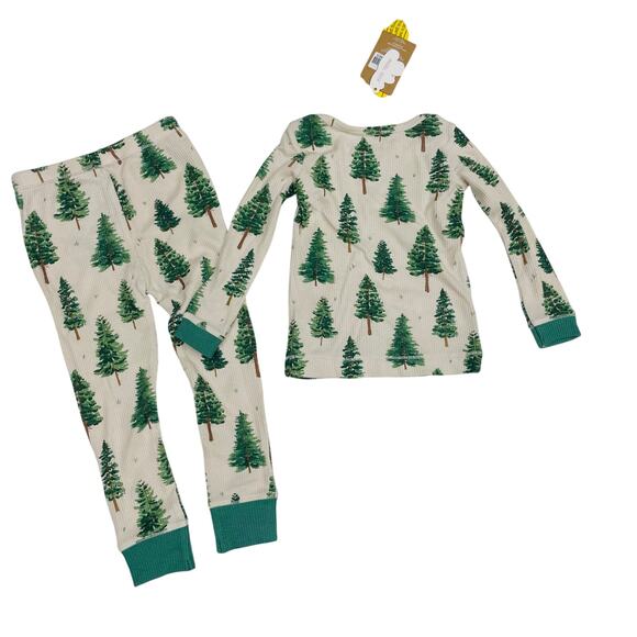 NWT Angel Dear 4T Forest Trees PJs - Picture 2 of 3